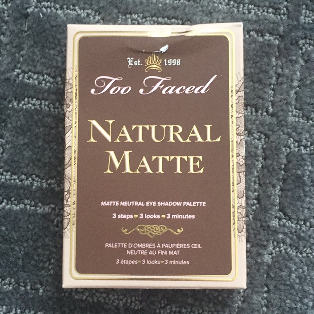NIB - Too Faced Natural Matte Eye Shadow Palette - Picture 3 of 6